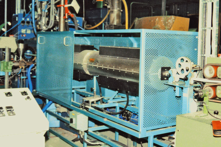 Production Increase with heater for plastic pipes