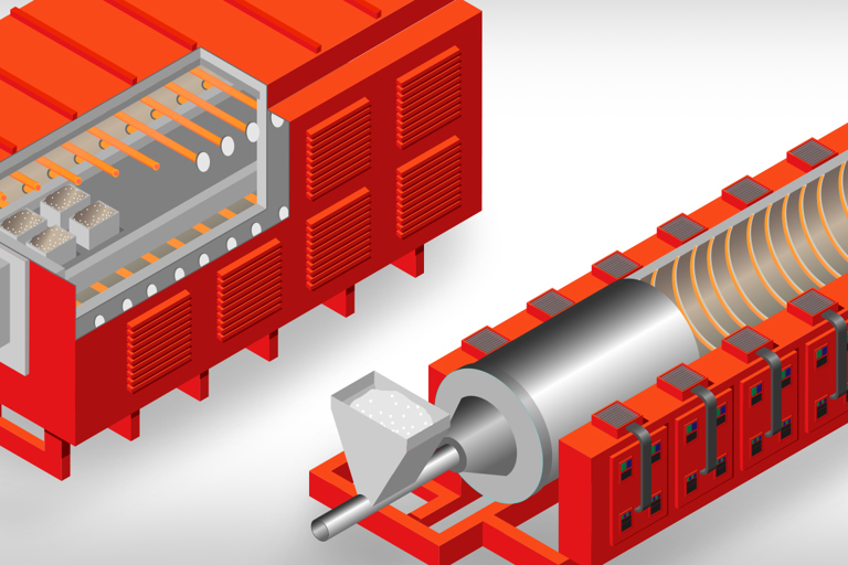 Rotary kiln vs roller hearth kiln – challenging the status quo